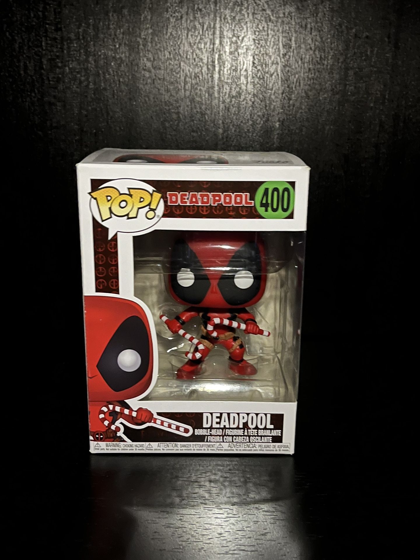 Deadpool with Candy Canes Holiday Funko Pop - #400