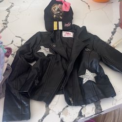 Kids Leather Jacket Size 6/7