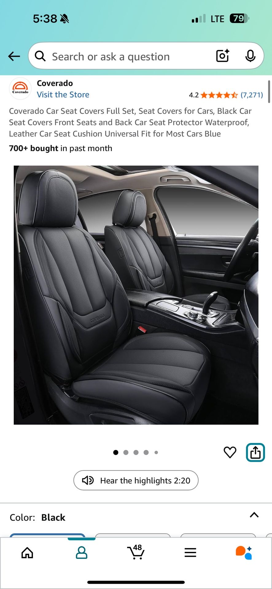 Full Set Of Car Seat Covers For Sedan