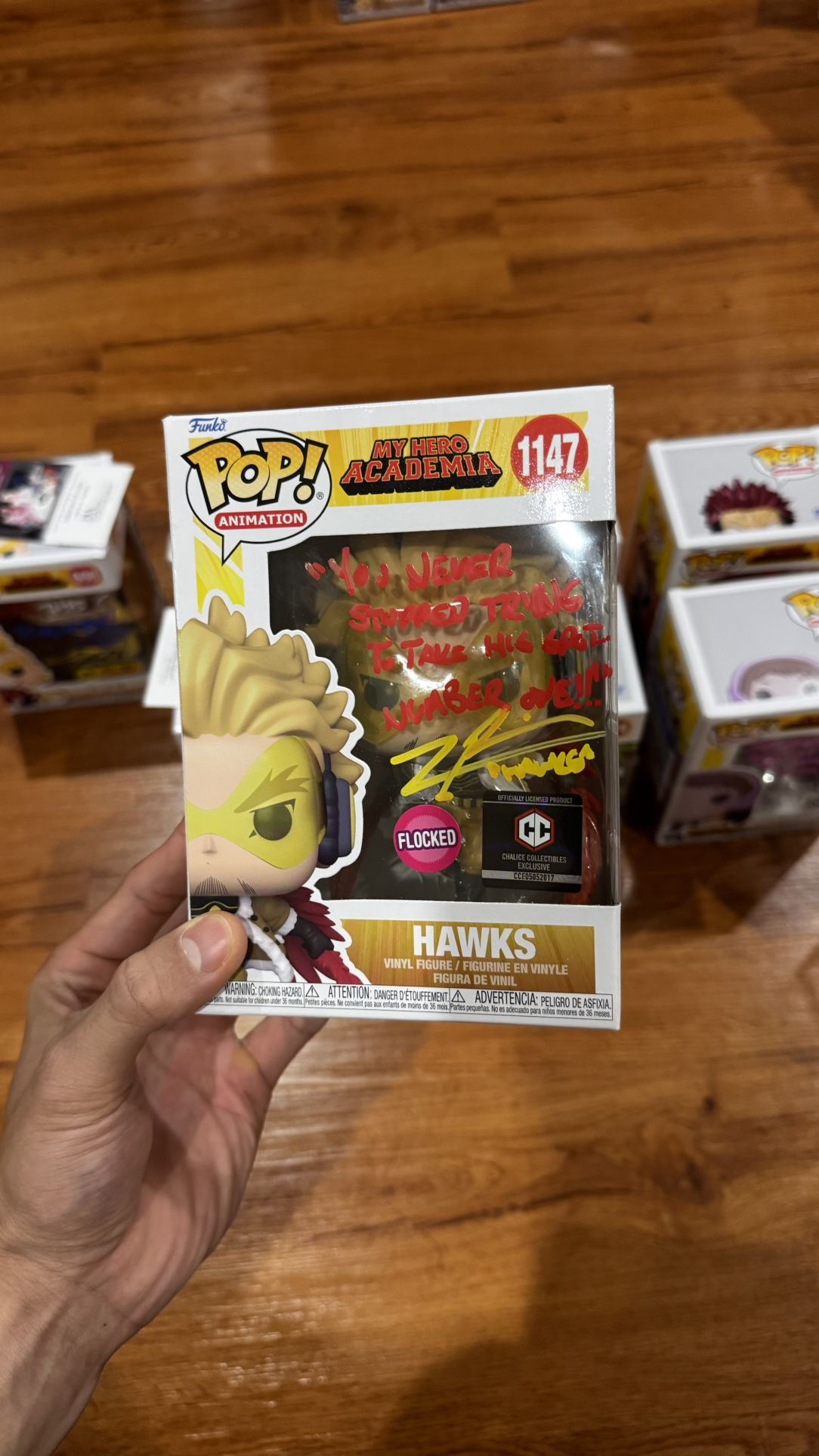 Hawks Funko Signed