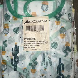 ACCMOR Baby Bibs – Cactus Print, Set of 4