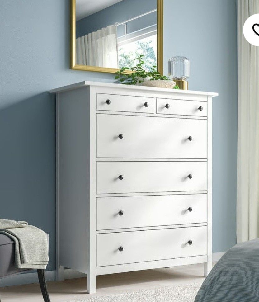 Excellent Condition 6 drawer IKEA Hemmed Dresser