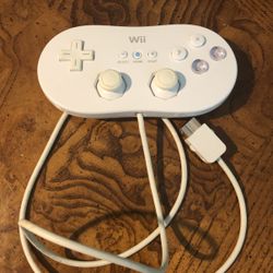 Official Nintendo Wii Classic Pro Controller White 