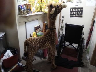 Giraffe tall stuffed
