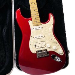Fender Stratocaster Electric Guitar - Red, USA with Hard Case - GOOD GUITAR