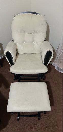 Storkcraft Glider Rocking Chair with Ottoman