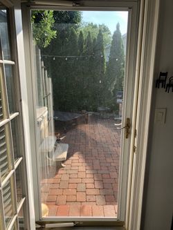 Exterior Full Glass Storm Doors