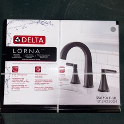 Delta 35864LF-BL Geist  Widespread Bathroom Faucet - Matte Black
