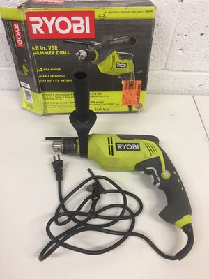 Photo Ryobi 6.2 Amp Corded 5/8 in. Variable Speed Hammer Drill