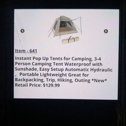 Camping Tent 