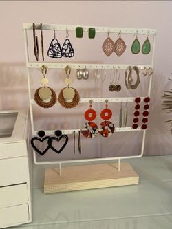 Earring Holder Stand, Earring Organizer Display