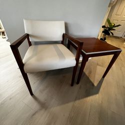 Accent Chair And Table (NYC Designer)