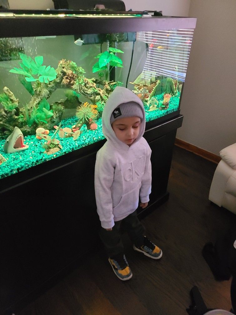 75 Gallon Fish Tank W/filters And Stand