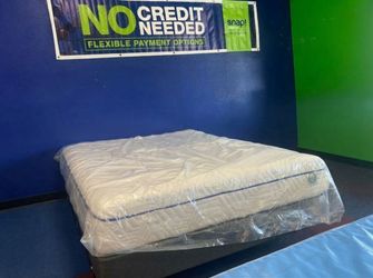 Queen Mattress Still in Plastic Wrap