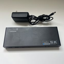 Universal Docking Station - USB-C Dual 4K / 5K (DisplayLink) – Great Condition