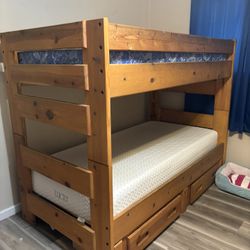 Bunk Bed Solid wood Frame 