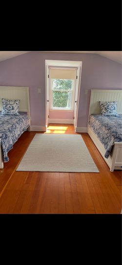 Pottery Barn Kids twin beds + Trundle