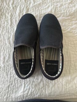 Ben Sherman Navy Mesh Slip-On Shoes