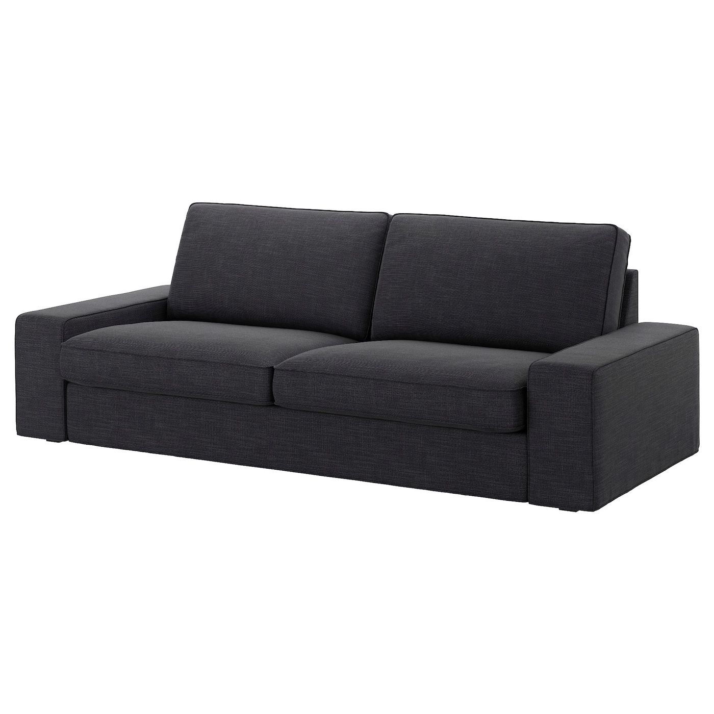 Ikea kivik 3.5 sofa with brown antracite cover