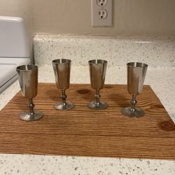 Pewter Cup Goblet