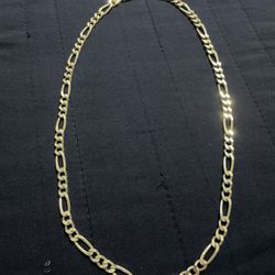 .925 Sterling Silver Figaro Chain 22 Inches 