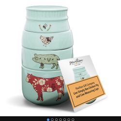 🔥 Cool Gift 🎁  Stacking Measuring Cups ( 🐝 Bee • 🐔 Chicken • 🐖 Pig • 🐄 Cow