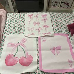 Pink set of posters