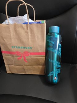 Starbucks vacuum insulated water bottle, twenty ounces, brand new, mermaid, limited edition, final sale.
