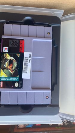 Used Super Nintendo where is the world is Carmen sa diego