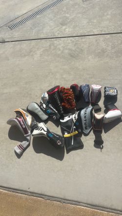 Golf club head covers
