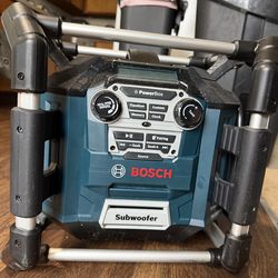 Bosch PowerBox Jobsite stereo with subwoofer and more!