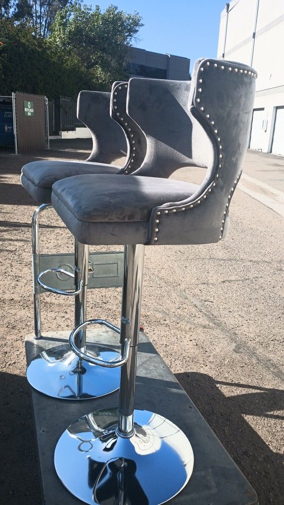 Adjustable Microfiber Bar Stools