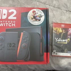 Nintendo Switch 2 With Mario Kart & Yakuza