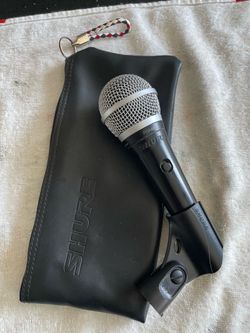 SHURE PGA48S Dynamic Microphone With Clip & Pouch