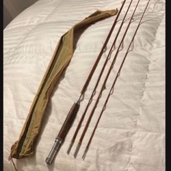 Vintage J C Higgins Model 3027 Bamboo Combo Rod