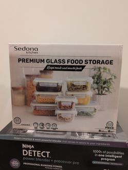 Glass Food Storage Containers - brand new