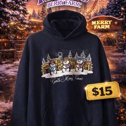 Knotts Berry Farm Hoodie – Merry Farm Edition – $15 ❄️