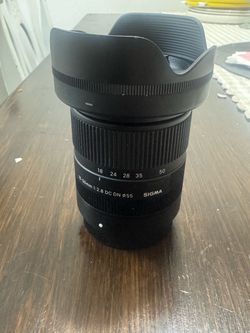 Sigma 18-55  Fuji X mount