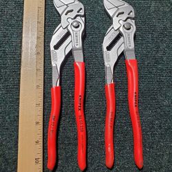 2 Pair - Knipex Adjustable Pliers 86 03 250 Wrench 