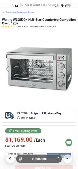 WARING OVEN