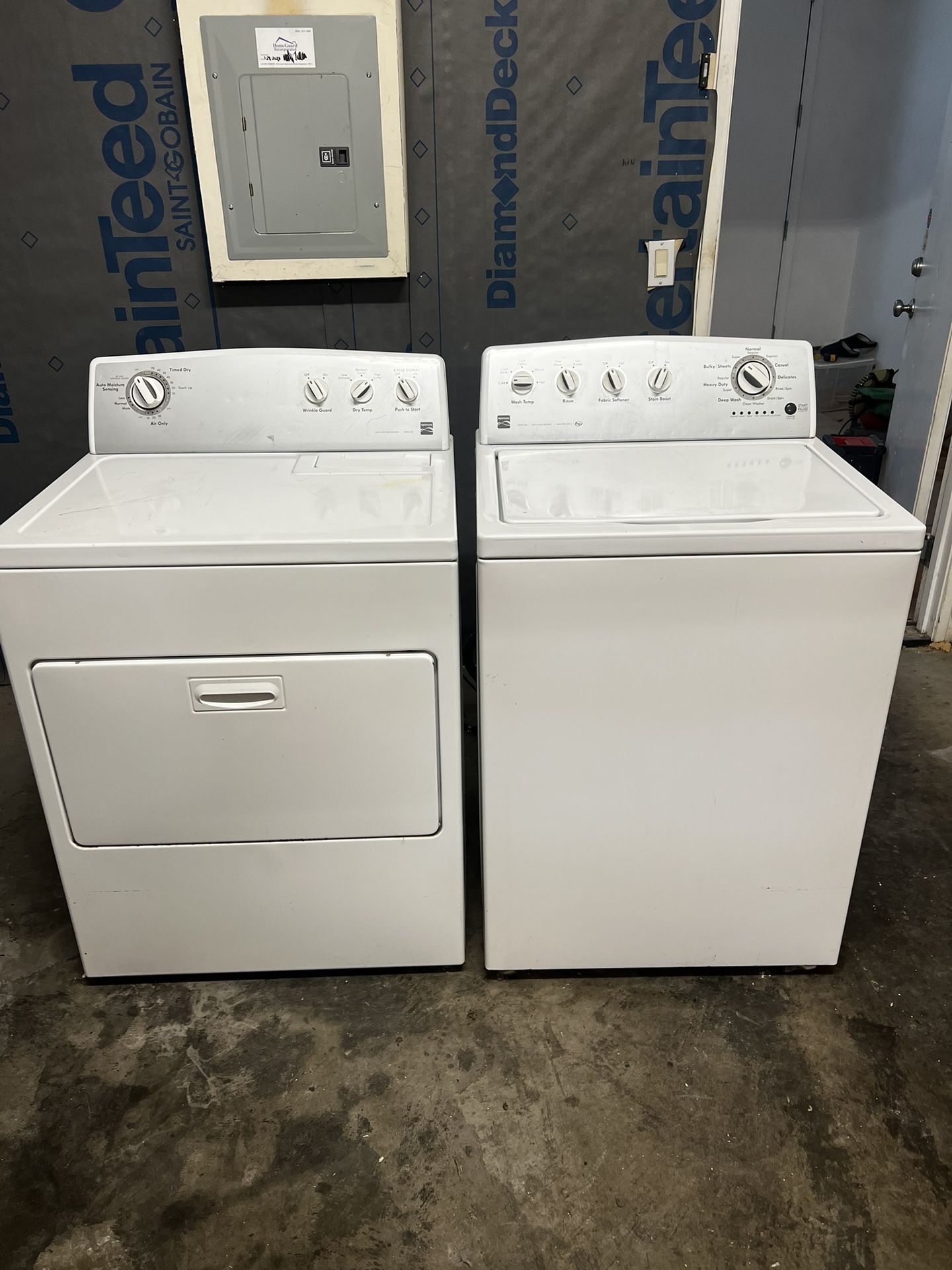 Dryer And Washer