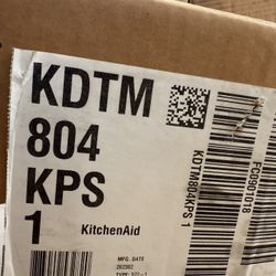 KitchenAid KDTM804KPS 24 in. PrintShield Stainless Steel Top Control Built-In Tall Tub Dishwasher with Stainless Steel Tub, 44 dBA