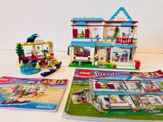 LEGO Friends Bundle: Stephanie's House (41314) & Heartlake Surf Shop (41315) with Manuals