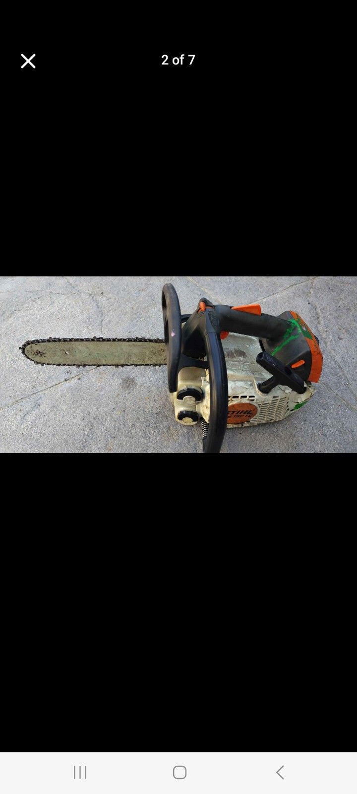 Ms194tc Stihl   Top Handle Chainsaw Tree Trimming