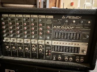 Reavey Xr 600f 6 Channel Stereo Powered Audio Mixer