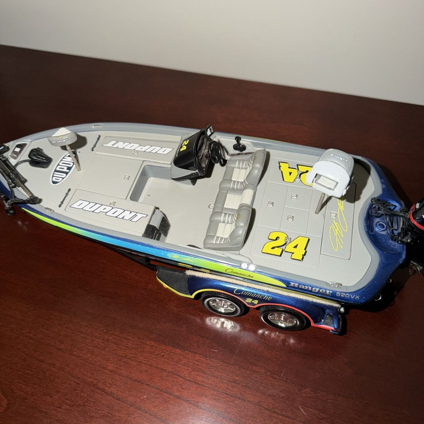 Castaway Jeff Gordon #24 Dupont 2002 Ranger Boat & Trailer 1:24 scale ...