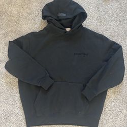 Black Essentials Fear of God Hoodie M