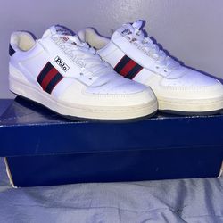 Ralph Lauren white shoes