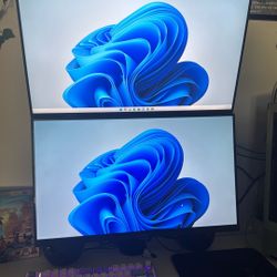 3 monitors for sale 