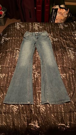 flare jeans, size 0